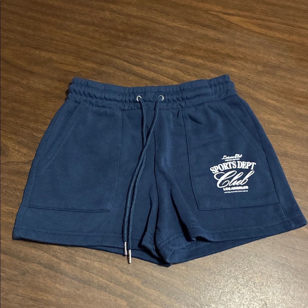Sports Dept Club Women's Navy Athletic Shorts by Better Together Size S